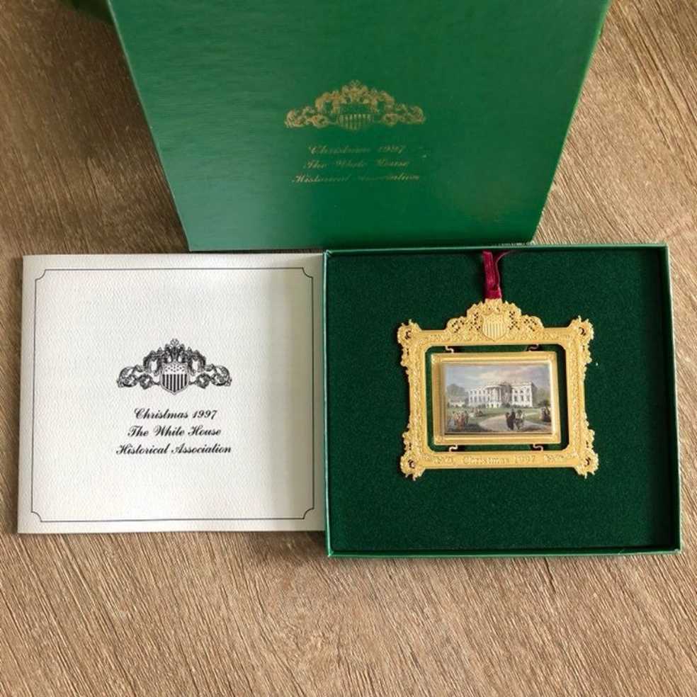 White House 1997 - White House Christmas Ornaments (Franklin Pierce) ornament collectible - Main Image 2