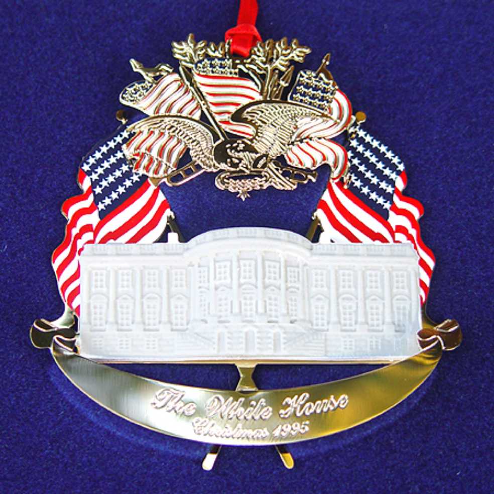 White House 1995 Ornament - White House Christmas Ornaments (12th President, Zachary Taylor) ornament collectible - Main Image 1