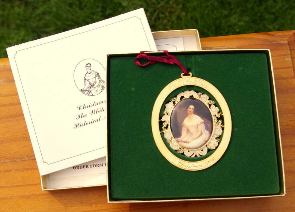 White House 1993 Ornament - White House Christmas Ornaments (10th President, John Tyler) ornament collectible - Main Image 2