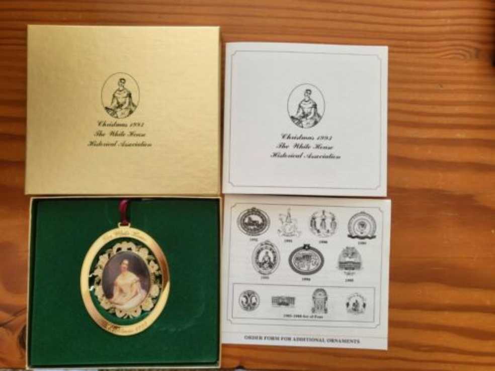 White House 1993 Ornament - White House Christmas Ornaments (10th President, John Tyler) ornament collectible - Main Image 3