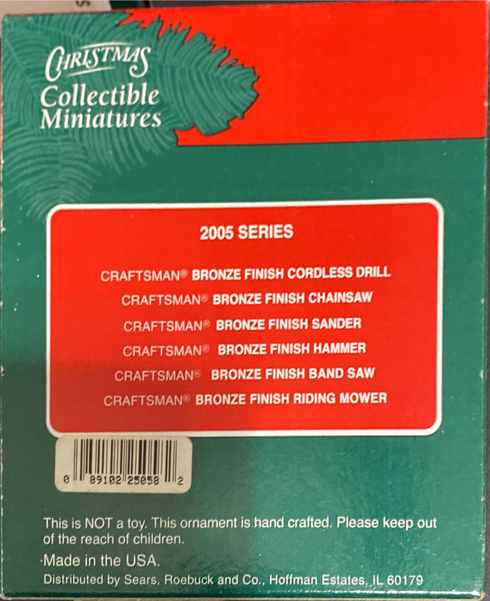 Craftsman Bronze Finish Riding Mower - Craftsman Tools ornament collectible - Main Image 3