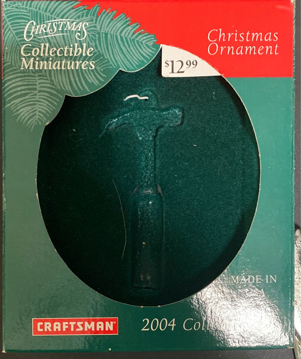 Craftsman Bronze Finish Hammer - Craftsman Tools ornament collectible - Main Image 2