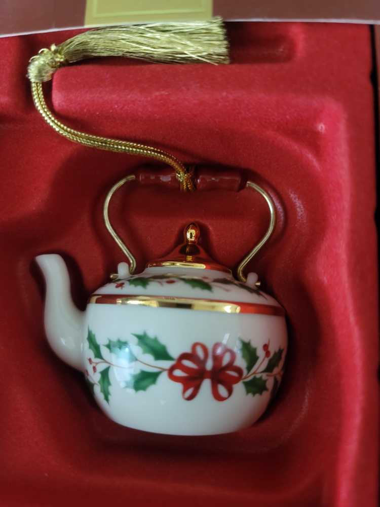Tea Kettle  ornament collectible [Barcode 091709423634] - Main Image 2