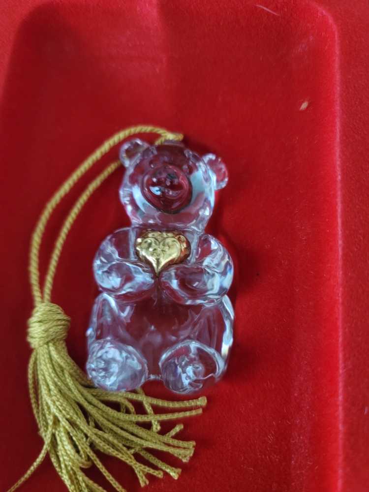 Christmas Teddy  ornament collectible - Main Image 1