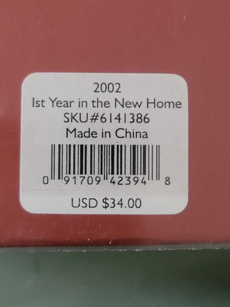 Lenox First Year In The New Home Christmas Tree ...  ornament collectible [Barcode 091709423948] - Main Image 3