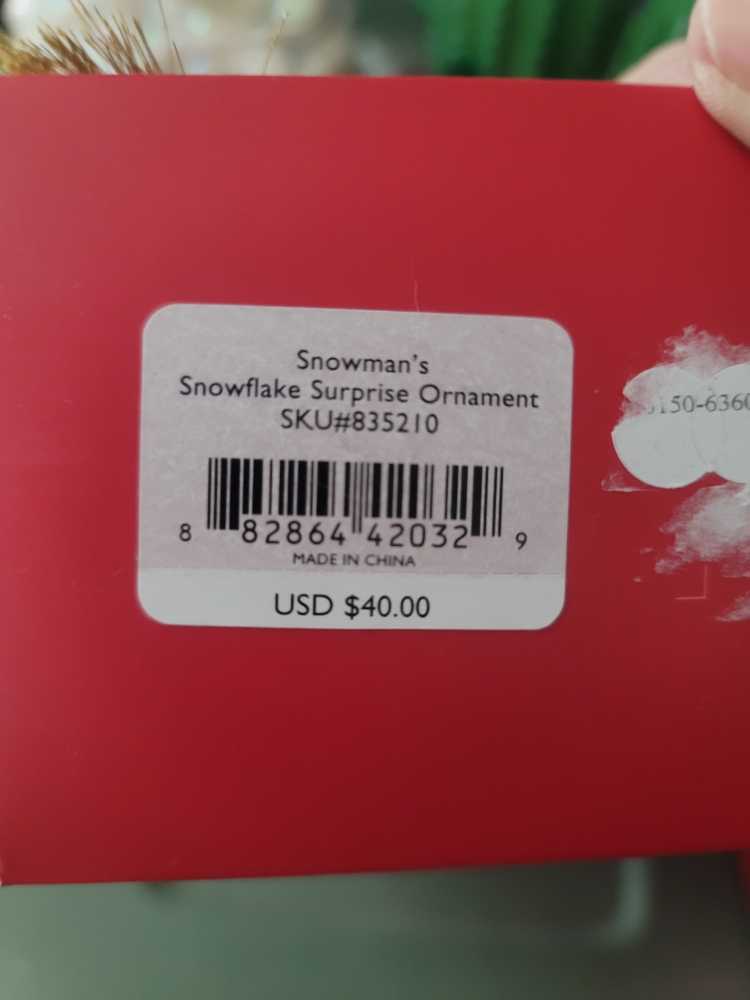 Snowflake Surprise Ornament  ornament collectible [Barcode 882864420329] - Main Image 3