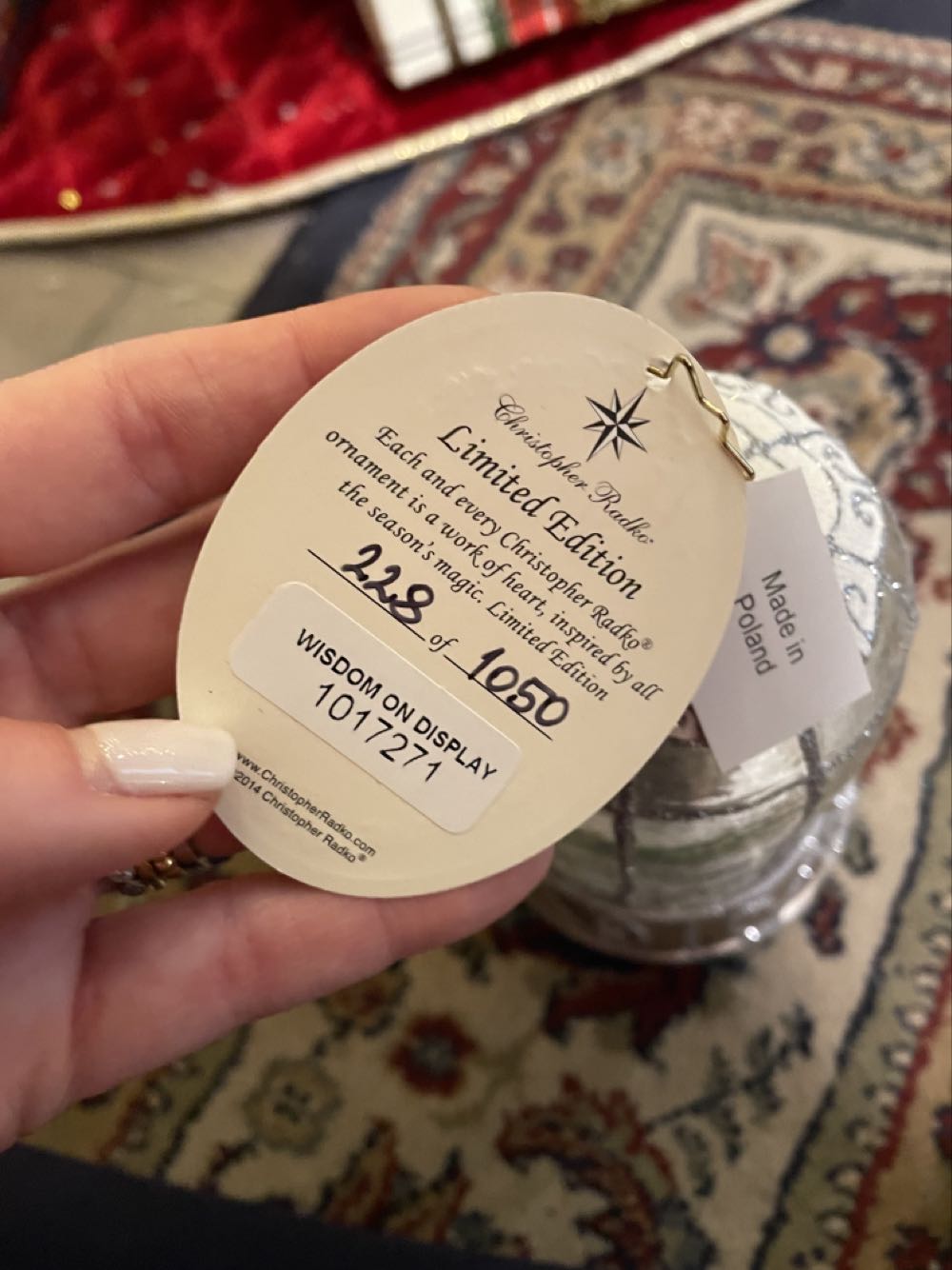 Wisdom On Display  ornament collectible - Main Image 3