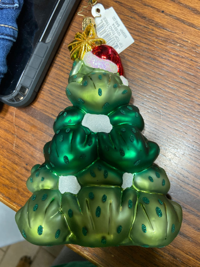 Tip Top Toad Tree  ornament collectible - Main Image 2