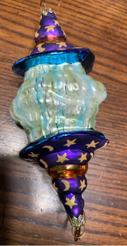 Witch Smile/frown  (Halloween) ornament collectible - Main Image 2