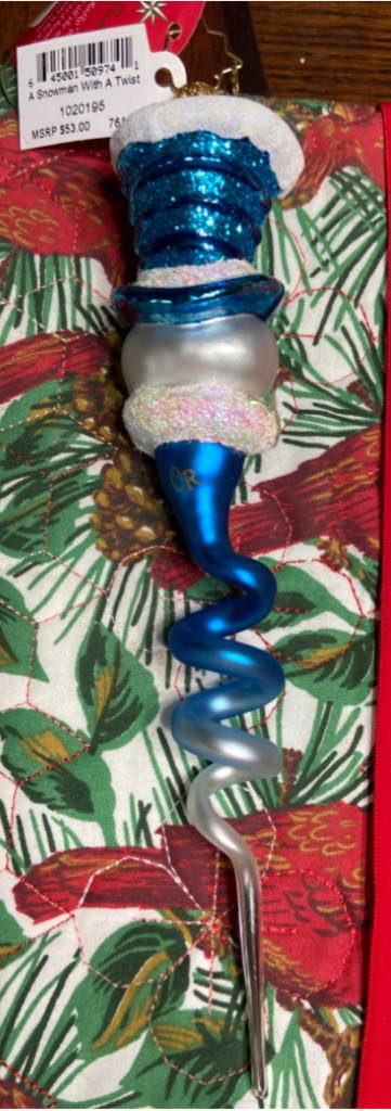 snowman with a twist, A  ornament collectible - Main Image 2