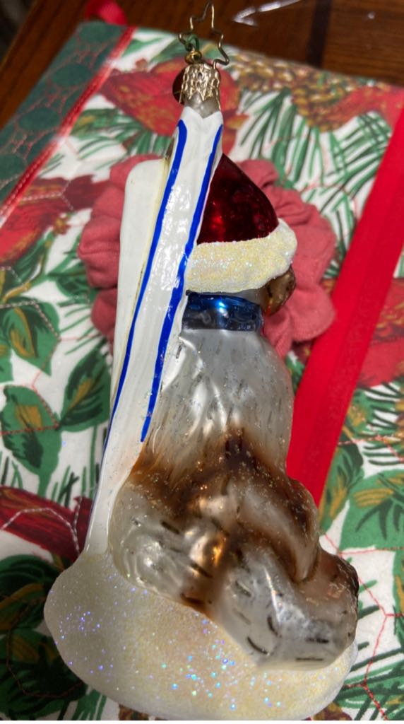 St Bernard With Barrel  ornament collectible - Main Image 2