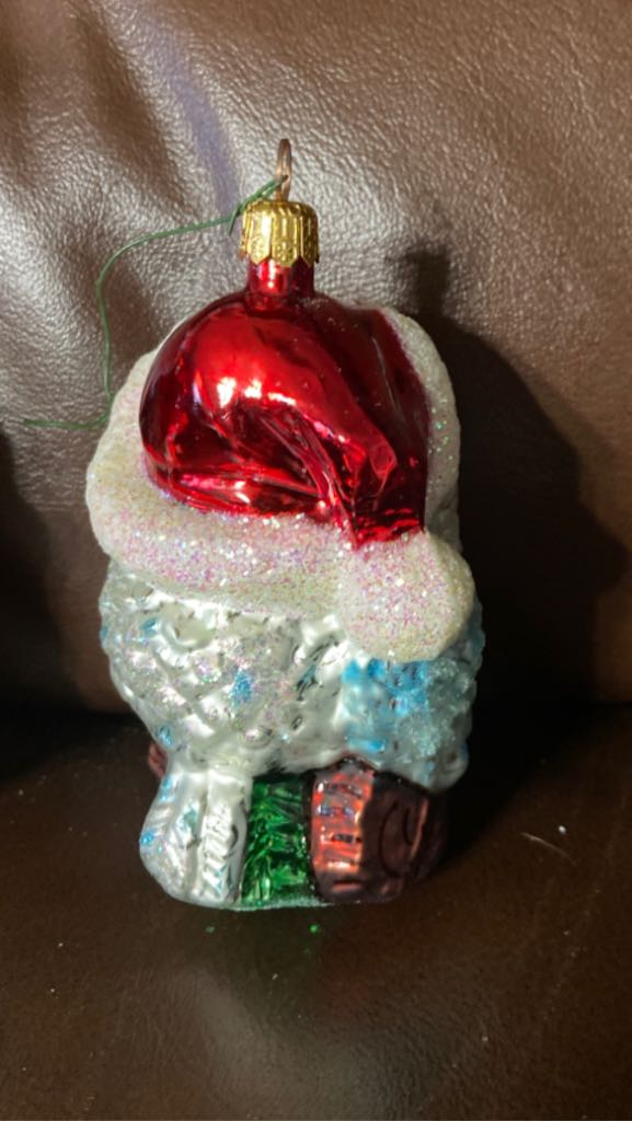Christmas Hat Owl 2  ornament collectible - Main Image 2