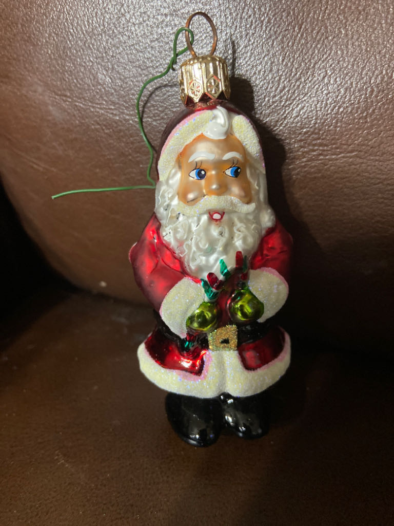 Two Faced Santa & Mrs Gem  ornament collectible - Main Image 2