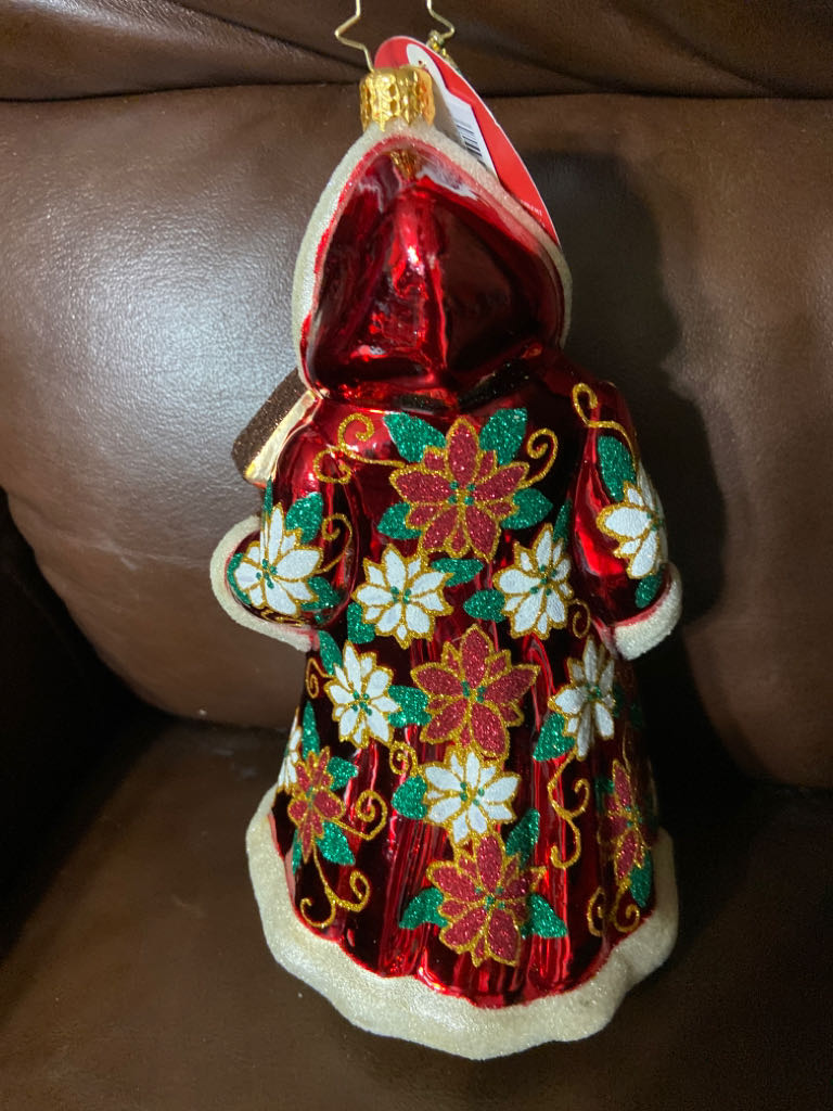 Punctual in poinsettias  ornament collectible - Main Image 2