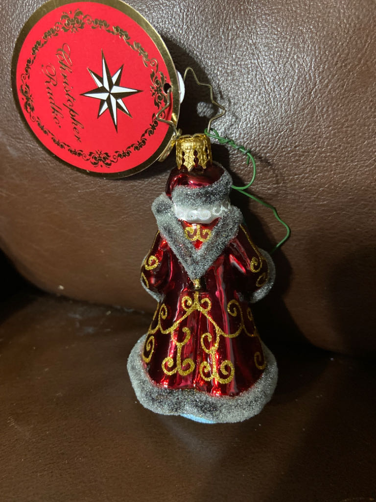 Traveling Father Christmas Gem  ornament collectible - Main Image 2