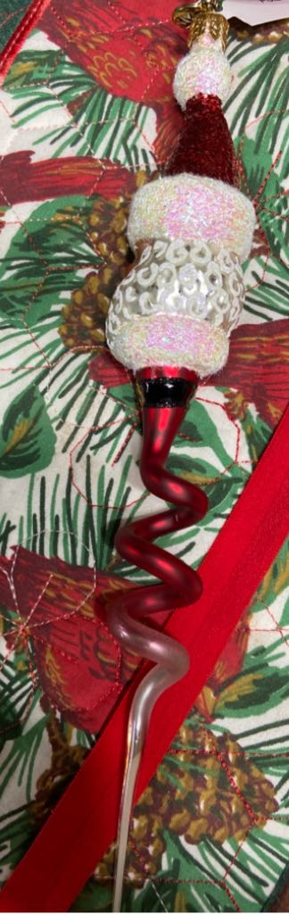 Corkscrew Santa  ornament collectible - Main Image 2