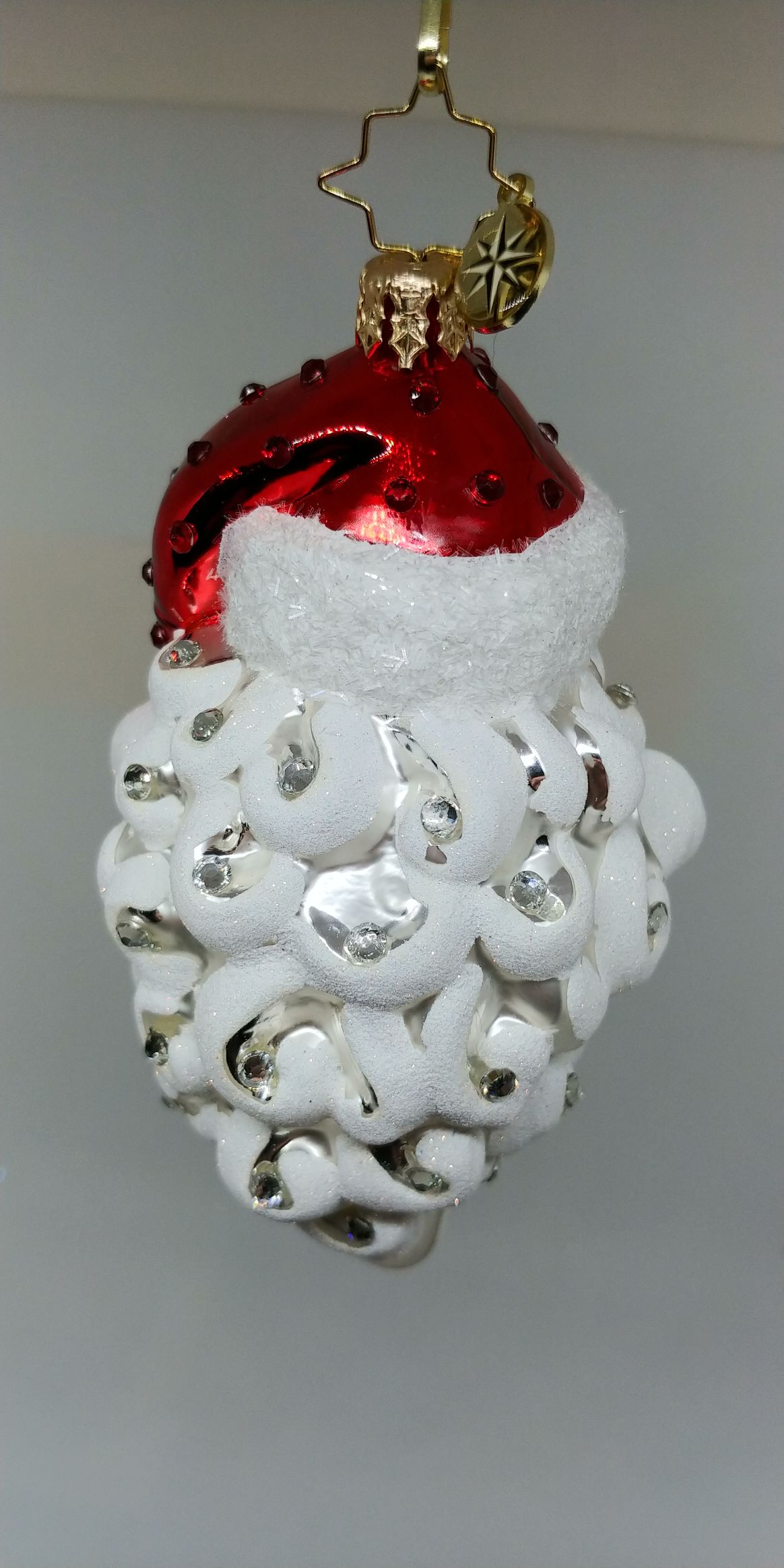 Grinning Santa  (Santa) ornament collectible [Barcode 645001504517] - Main Image 2