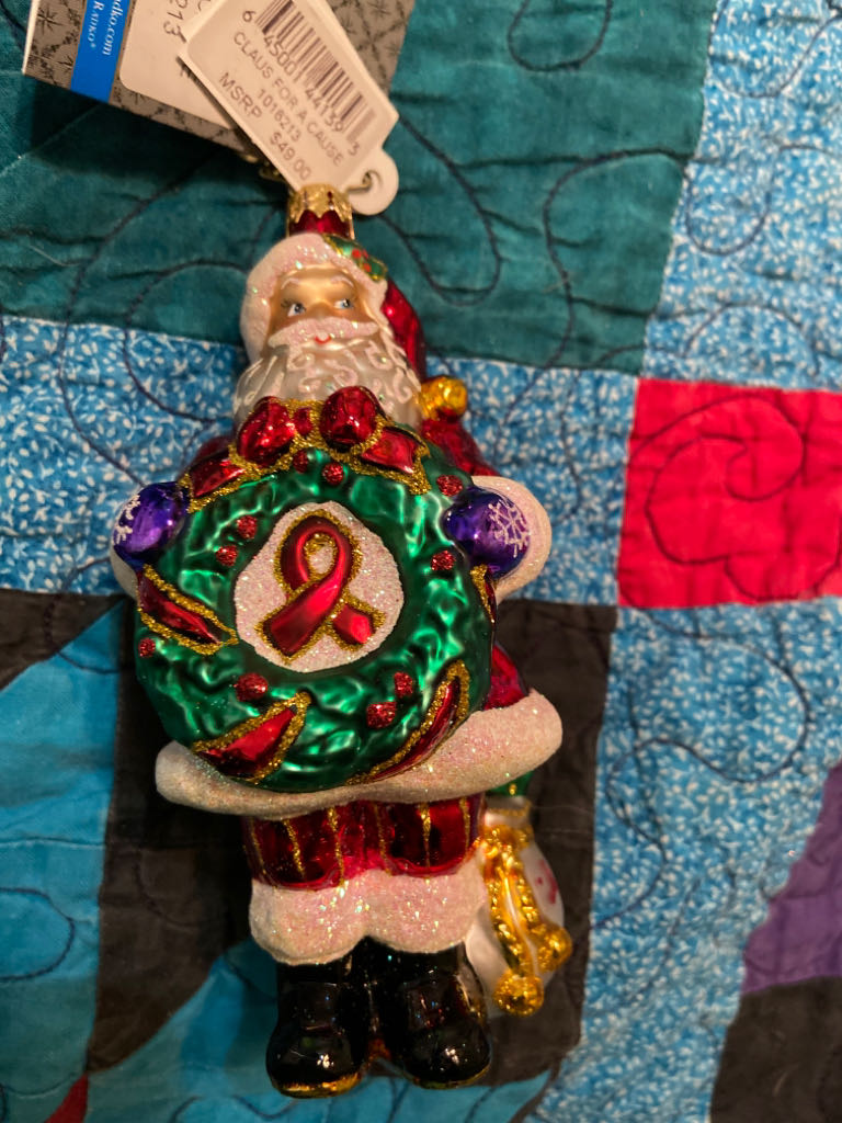 Clause For A Cause  ornament collectible - Main Image 1