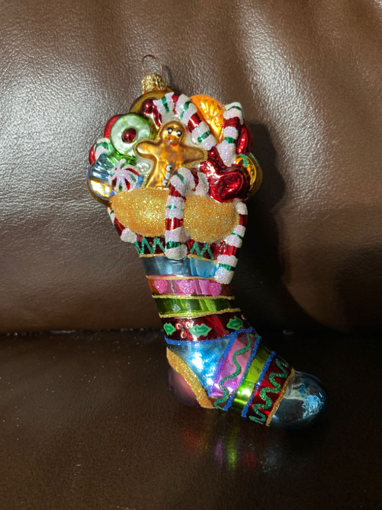 Christmas Stocking  ornament collectible - Main Image 1