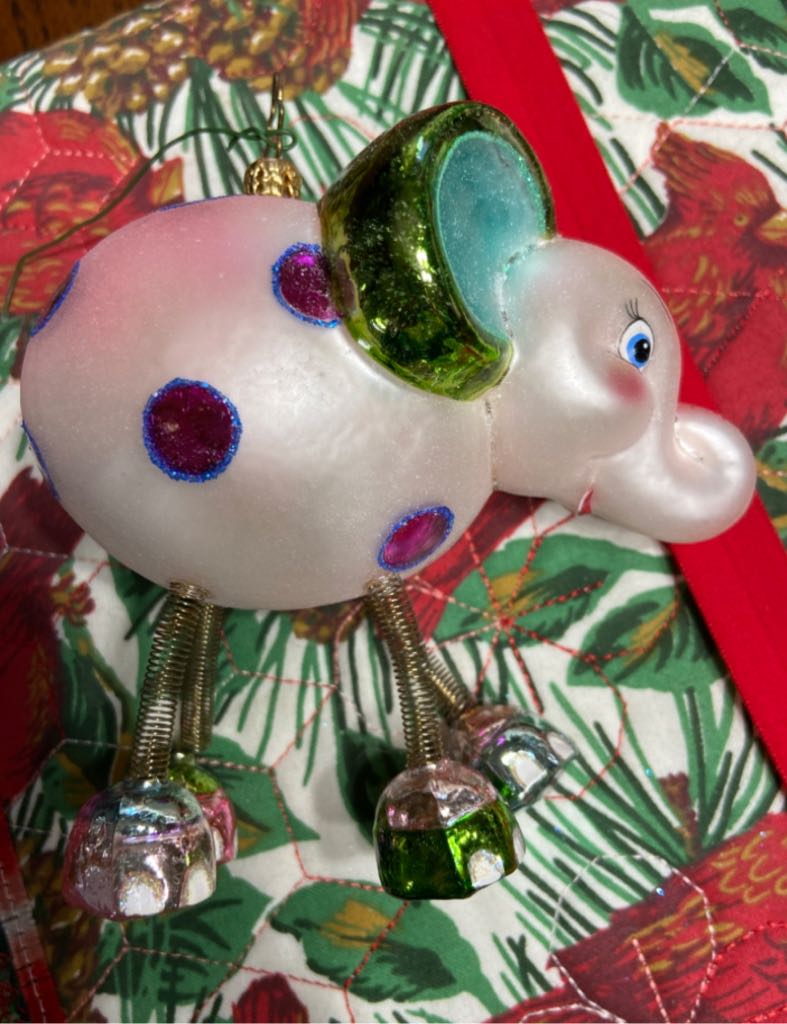 Wiggle Waggles Elephant 2  ornament collectible - Main Image 1