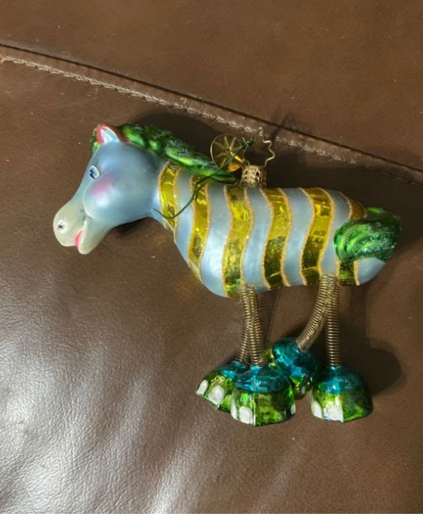 Wiggle Waggles Zebra 2  ornament collectible - Main Image 2
