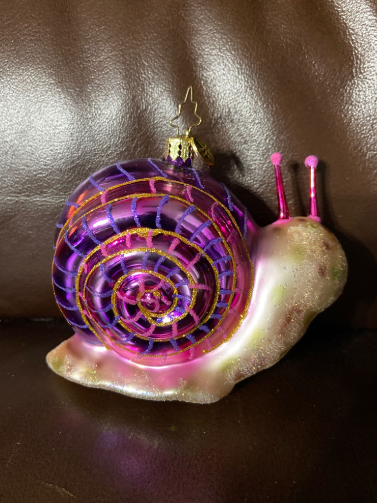 Little Samuel Snail  (Ocean) ornament collectible - Main Image 2