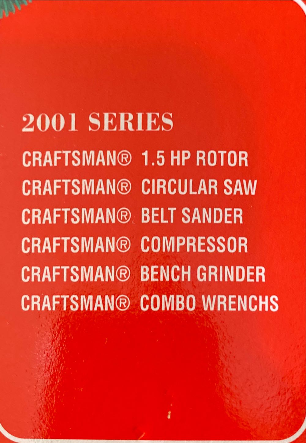 Craftsman Cordless Drill - Craftsman Tools ornament collectible [Barcode 051053487959] - Main Image 3