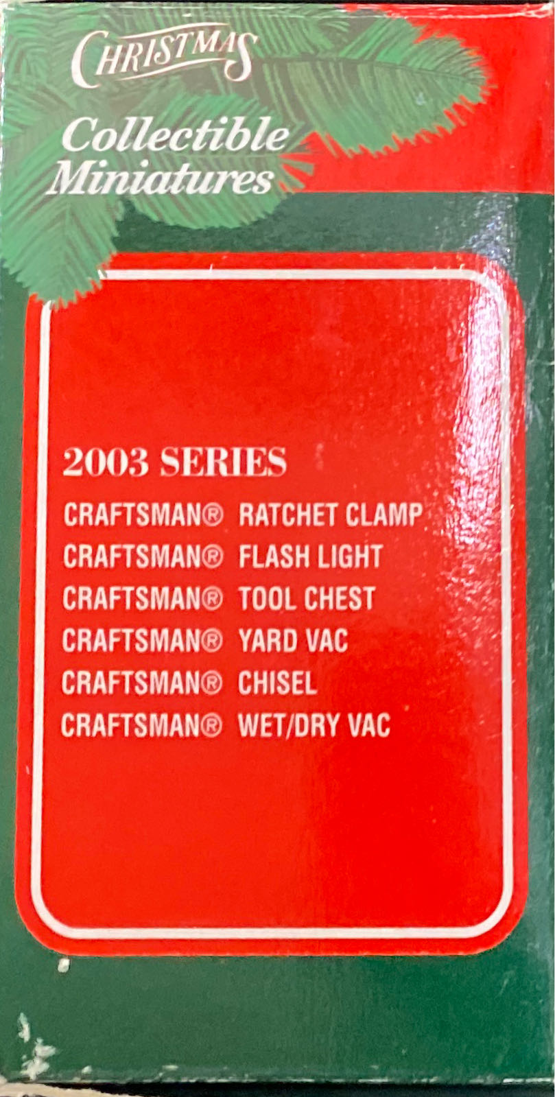 Craftsman Yard Vacuum - Craftsman Tools ornament collectible [Barcode 051053488222] - Main Image 3