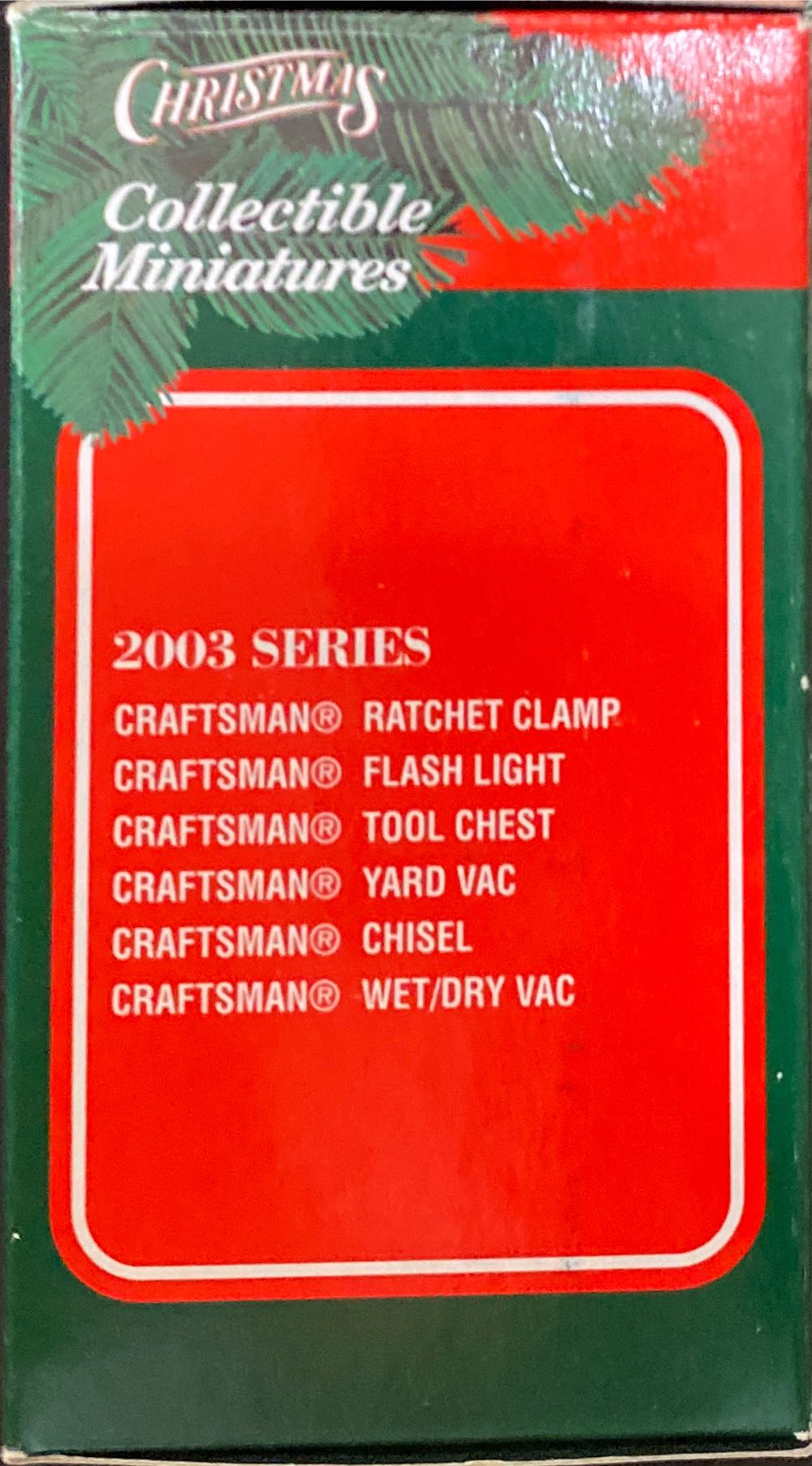 Craftsman Tool Chest Stacked - Craftsman Tools ornament collectible [Barcode 051053488253] - Main Image 3