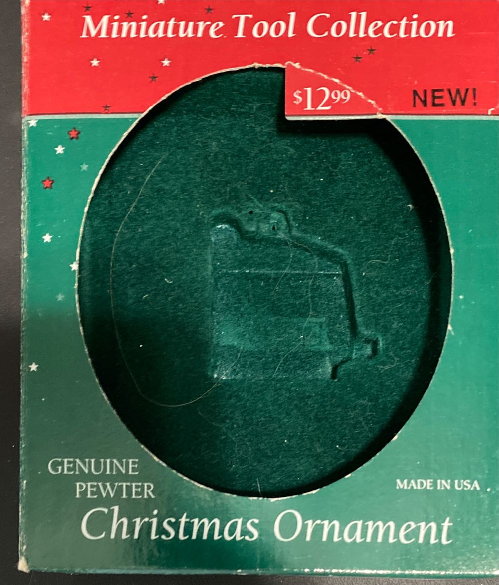 Craftsman Pewter Jigsaw - Craftsman Tools ornament collectible [Barcode 089102210906] - Main Image 2