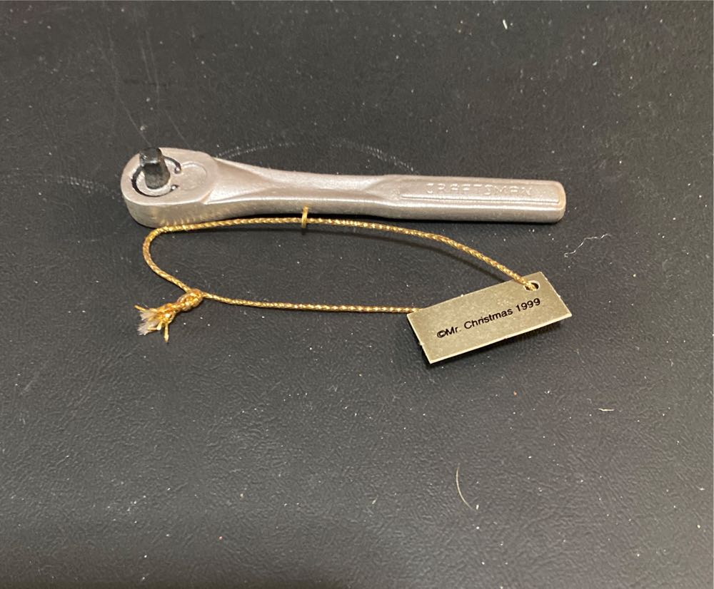 M&M Red Cowboy Holiday Ornament