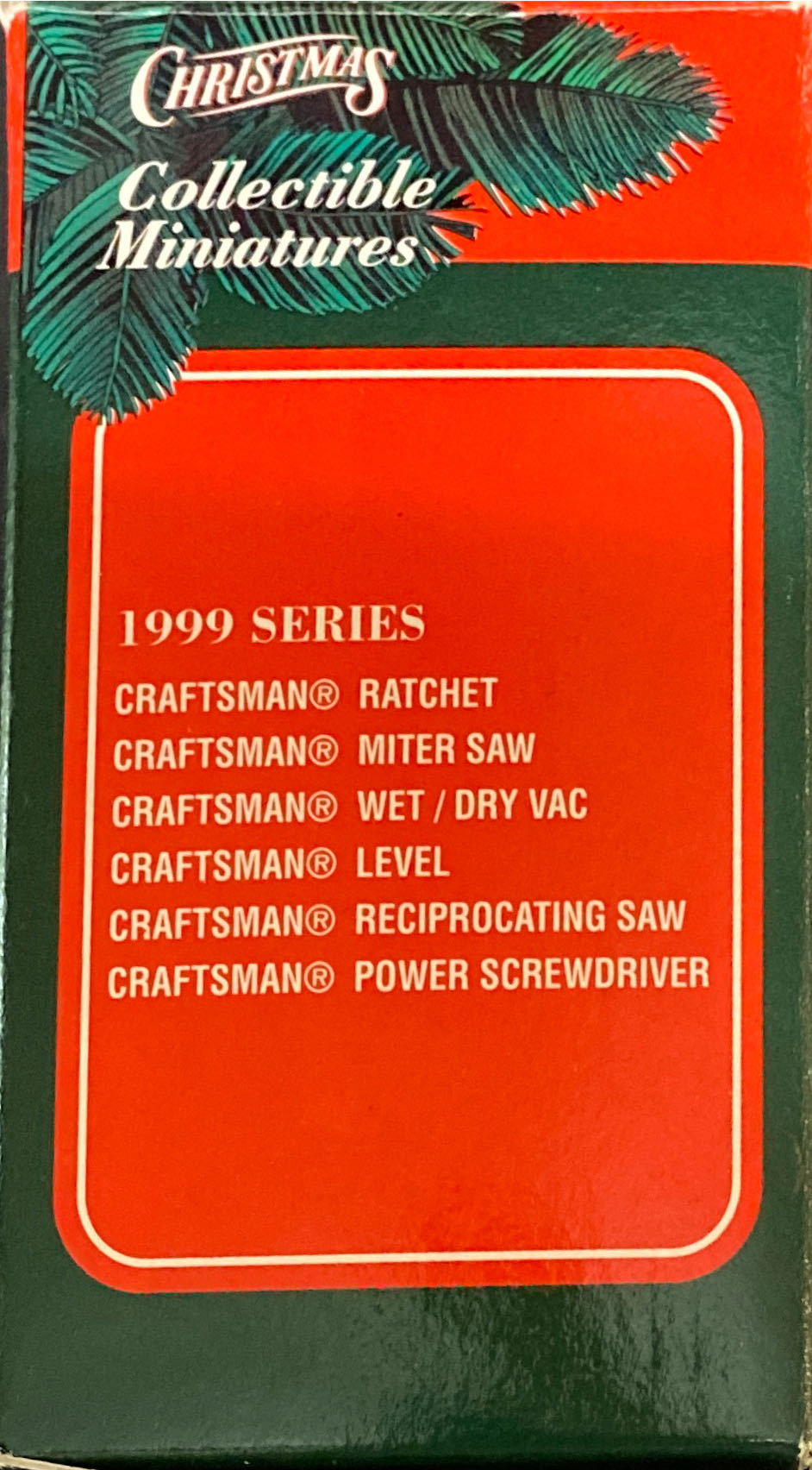 Craftsman Ratchet - Craftsman Tools ornament collectible [Barcode 051053487607] - Main Image 3