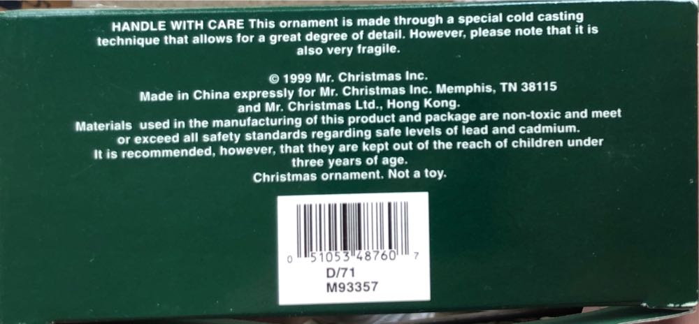 Craftsman Ratchet - Craftsman Tools ornament collectible [Barcode 051053487607] - Main Image 4