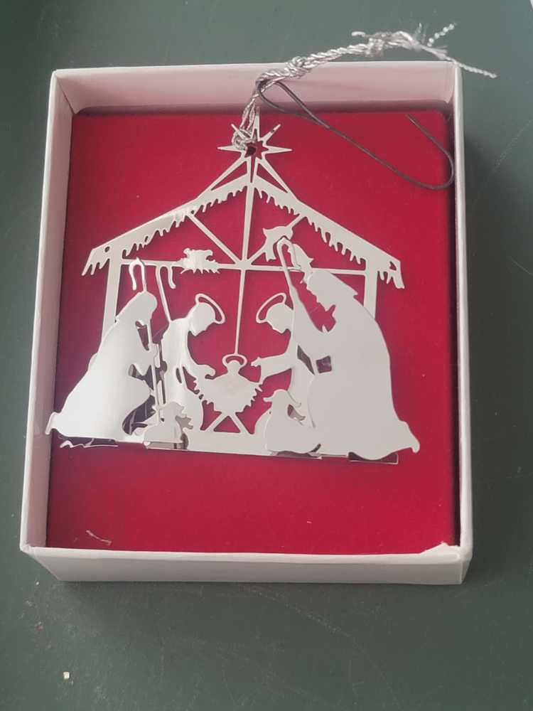 Away In A Manger Ornament  - Christmas Ornament Collectors Club ornament collectible - Main Image 1