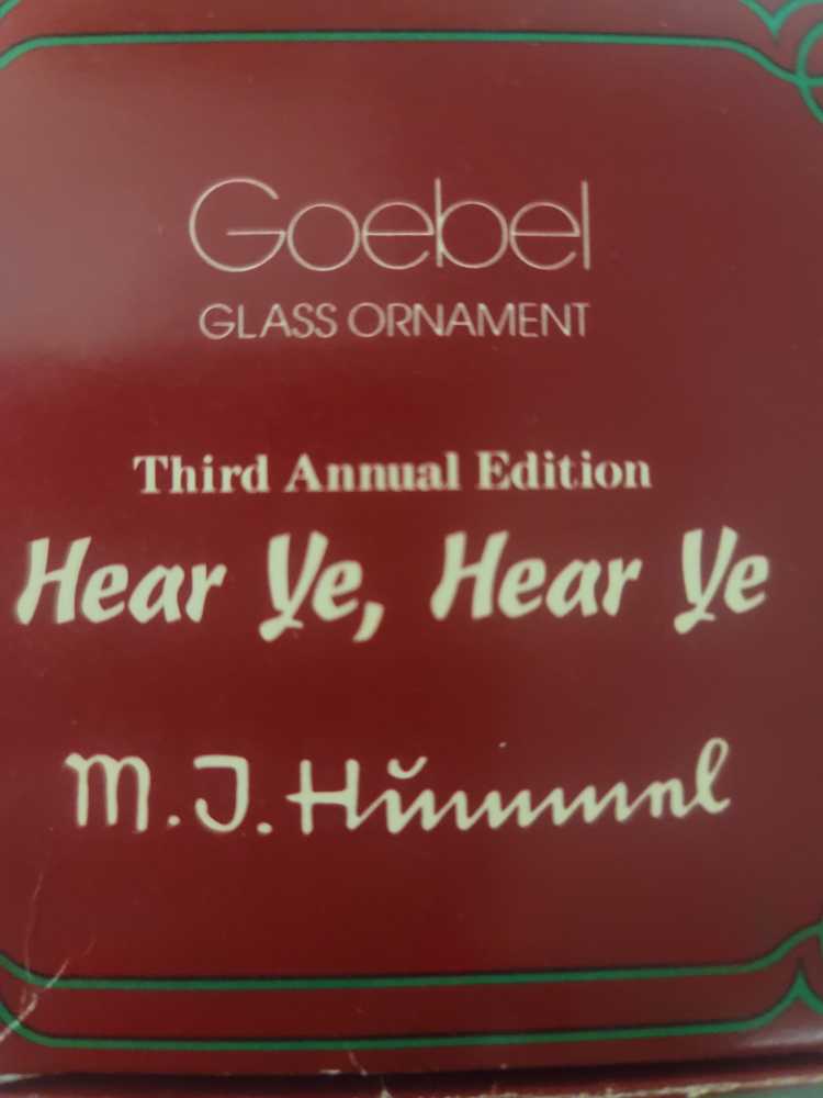 Hear Ye, Hear Ye - Christmas Ornament Collectors Club ornament collectible - Main Image 3