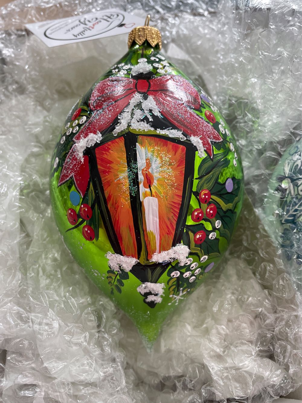 Melrose - Glass Snowman