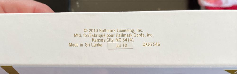 What A Year! Girl Hallmark Ornament Qxg7546 By Hallmark Keepsakes  ornament collectible [Barcode 795902174675] - Main Image 3