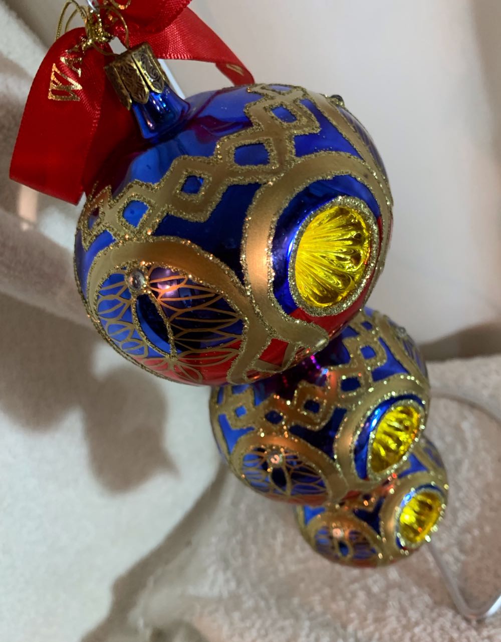 Peacock Grand Royal Triple Relector - Holiday Heirlooms (Christmas Tree Ornament) ornament collectible - Main Image 3