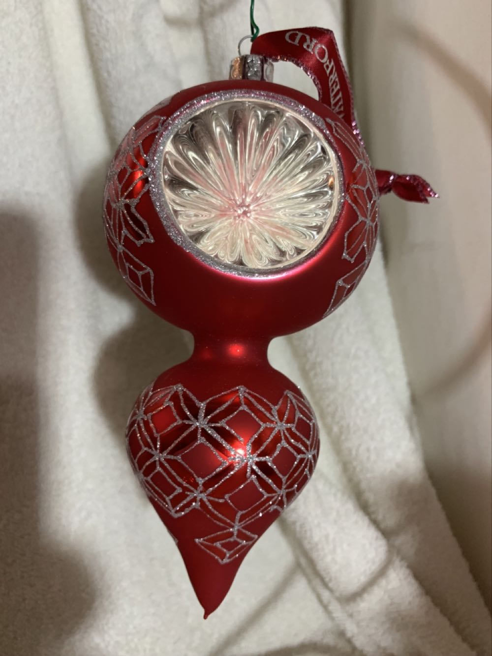 Sears - Glass Christmas Tree Ornaments - Pink