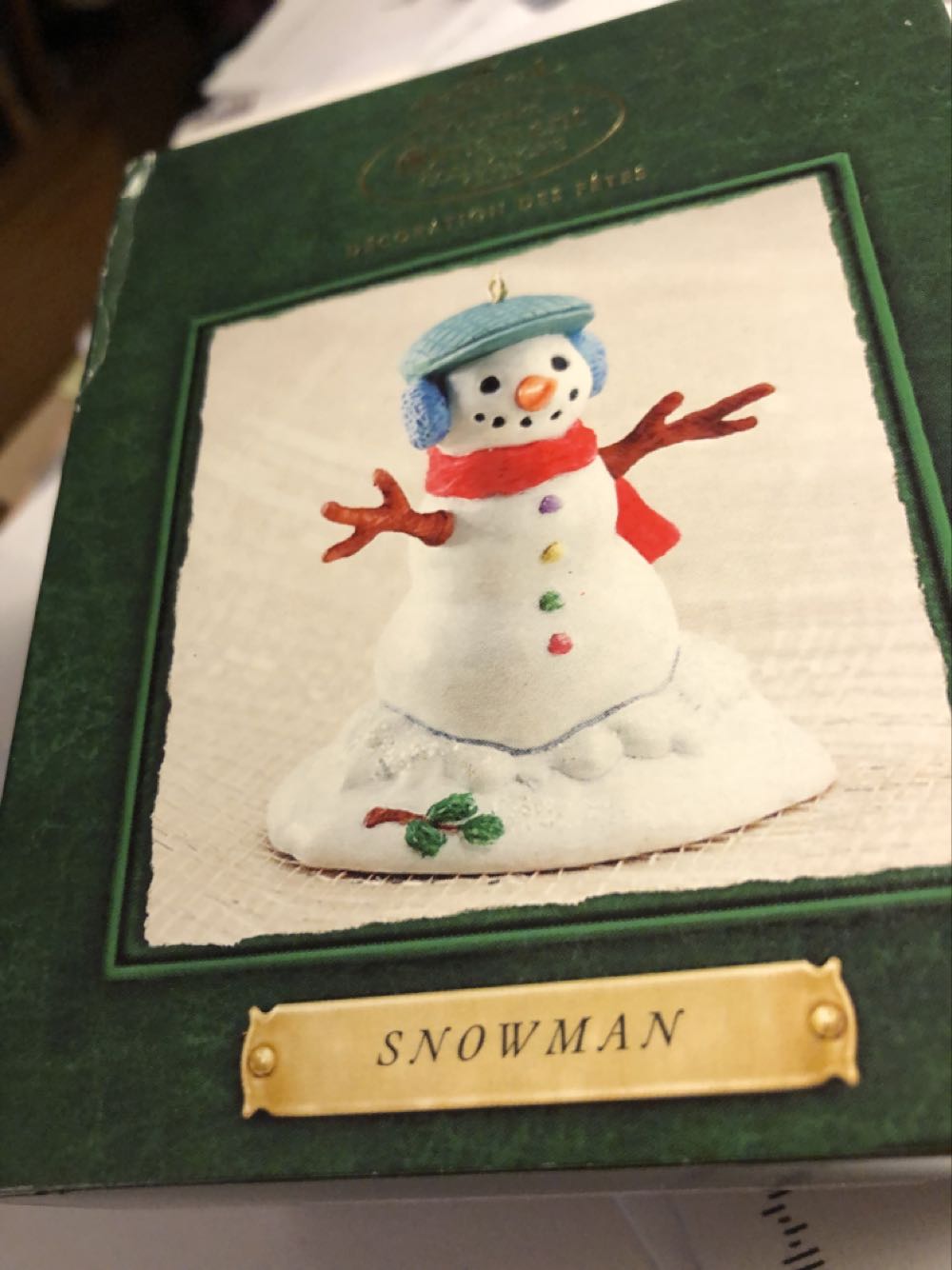 Snowman  ornament collectible - Main Image 3