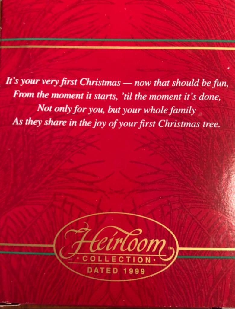 Baby Boy’s First Christmas - First Christmas (Child’s Age Collection) ornament collectible [Barcode 018100514419] - Main Image 2