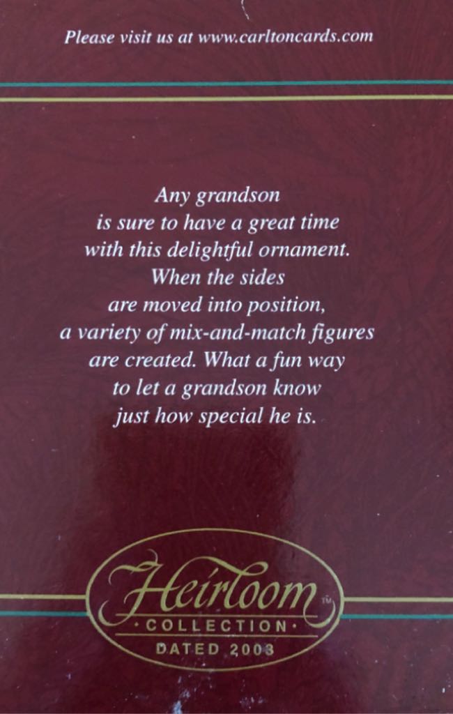 Grandson - Grandson (Grandson) ornament collectible [Barcode 661526033110] - Main Image 2