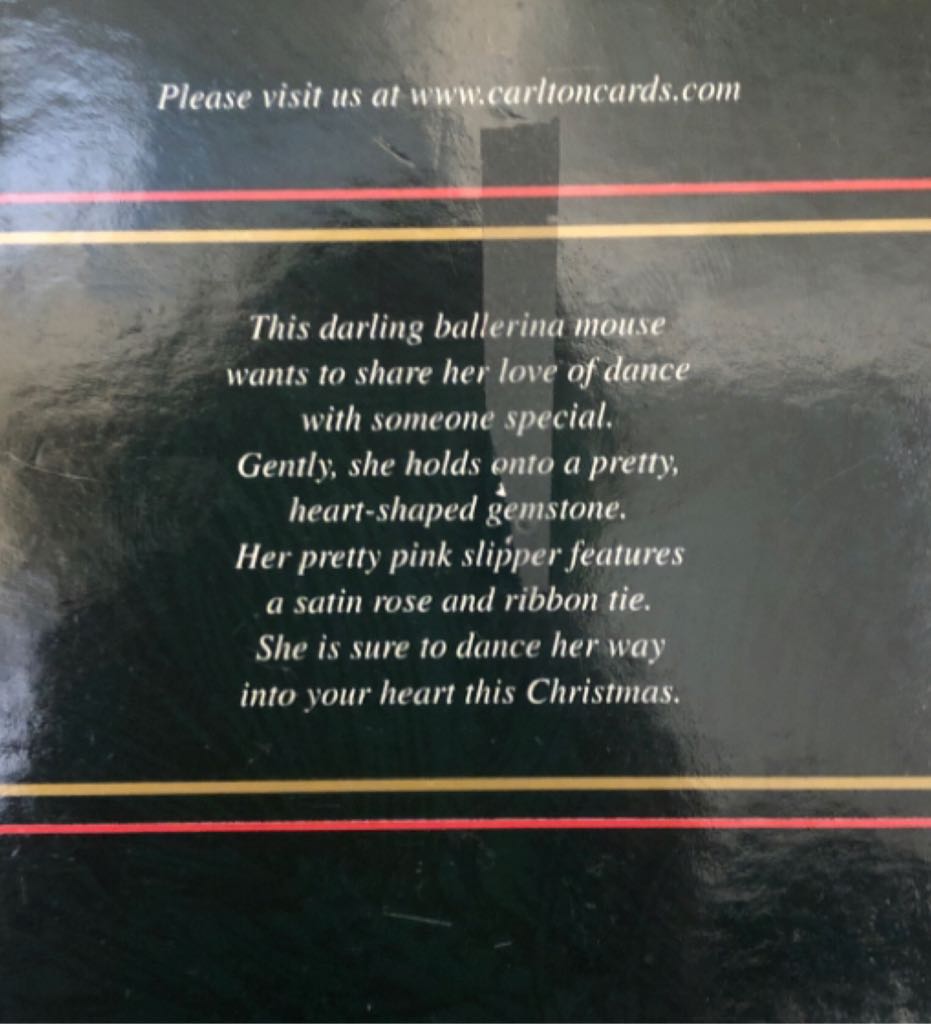 Tiny Dancer - Little Heirloom Treasures ornament collectible [Barcode 018100945213] - Main Image 2