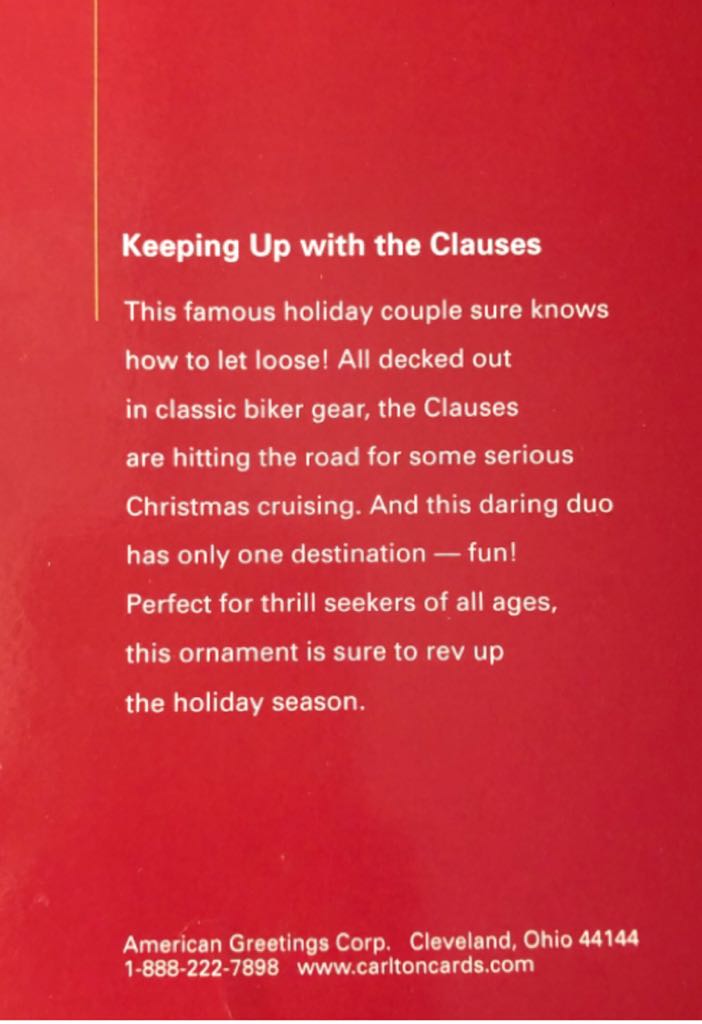 Keeping Up With The Clauses - Santa Claus (Santa Claus) ornament collectible [Barcode 661526376576] - Main Image 2