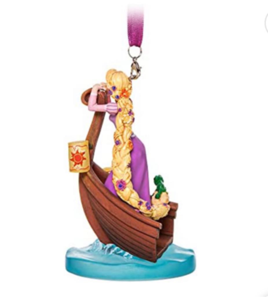 Tangled - Rapunzel And Pascal On A Boat - Disney Tangled (Disney Sketchbook) ornament collectible [Barcode 465062636299] - Main Image 2