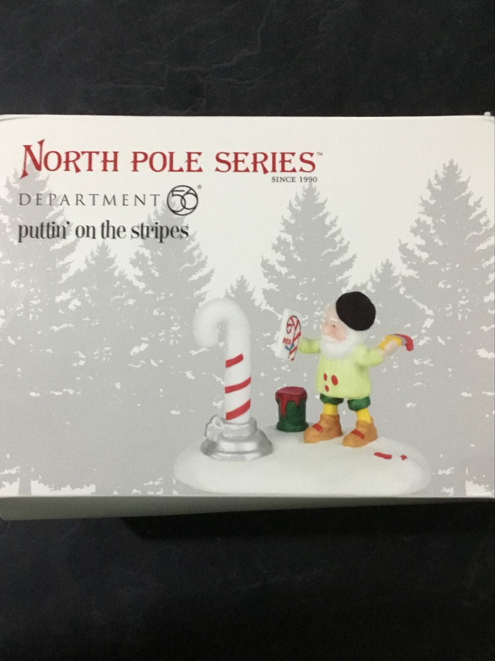 Puttin’ On The Stripes - North pole series ornament collectible [Barcode 045544963107] - Main Image 2
