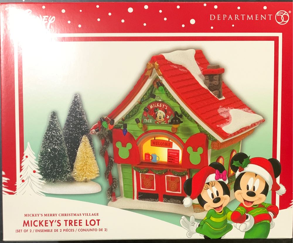 Mickey’s Tree Lot - Mickey’s Merry Christmas Village ornament collectible [Barcode 045544938259] - Main Image 2