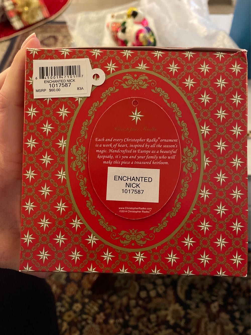 Enchanted Nick  ornament collectible - Main Image 2