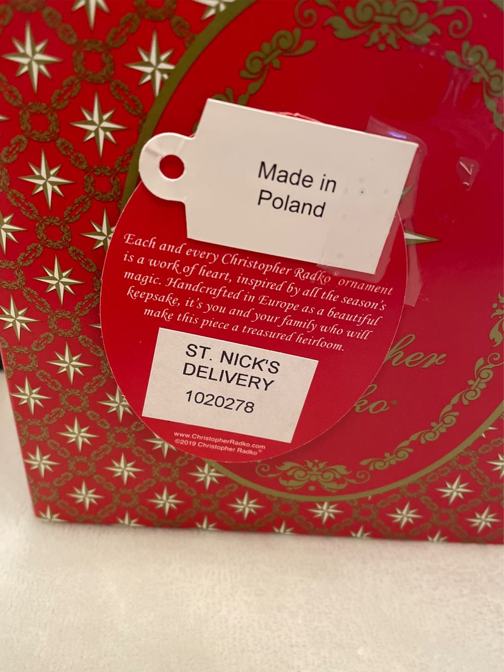 St. Nicks Delivery  ornament collectible - Main Image 2