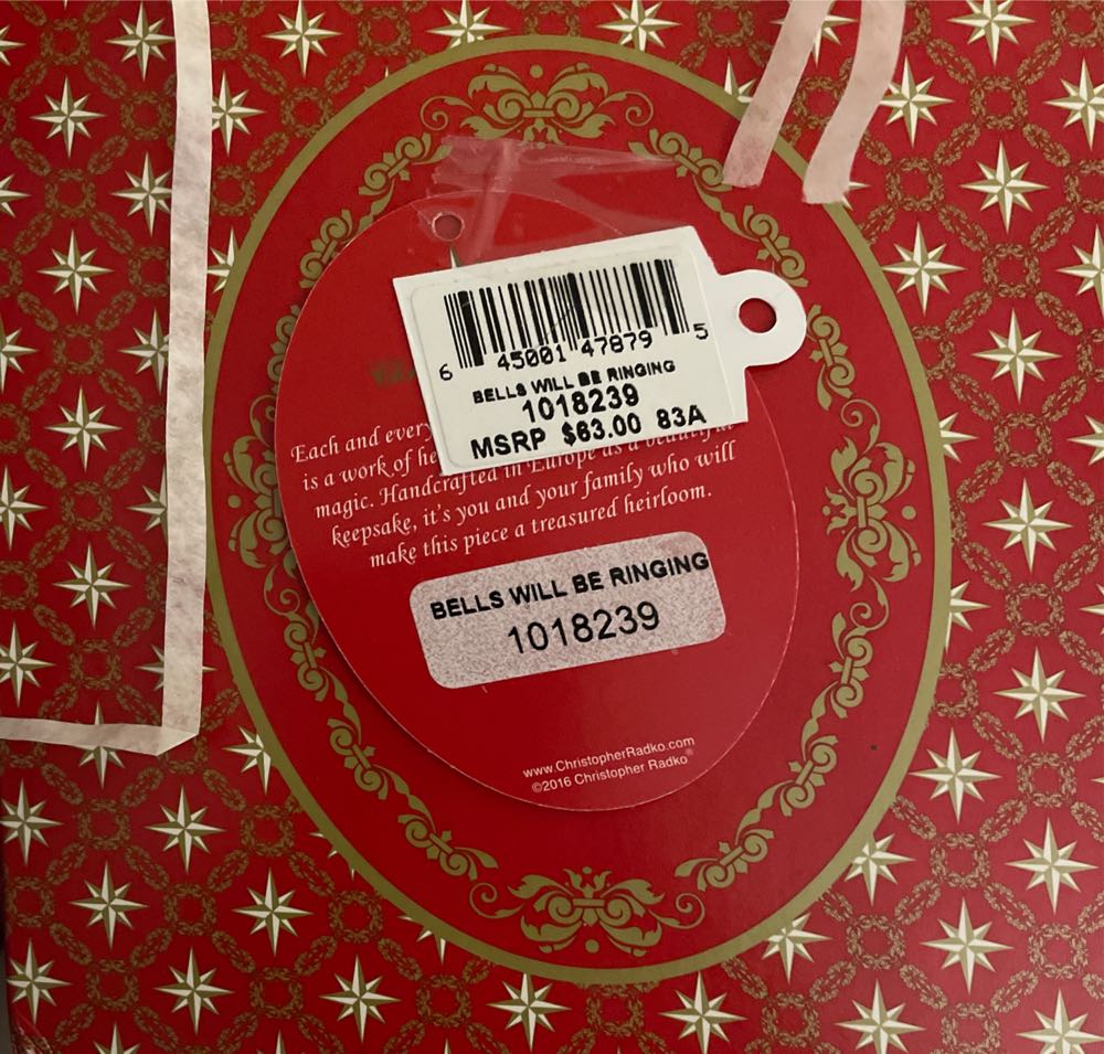 Bells Will Be Ringing  ornament collectible - Main Image 2